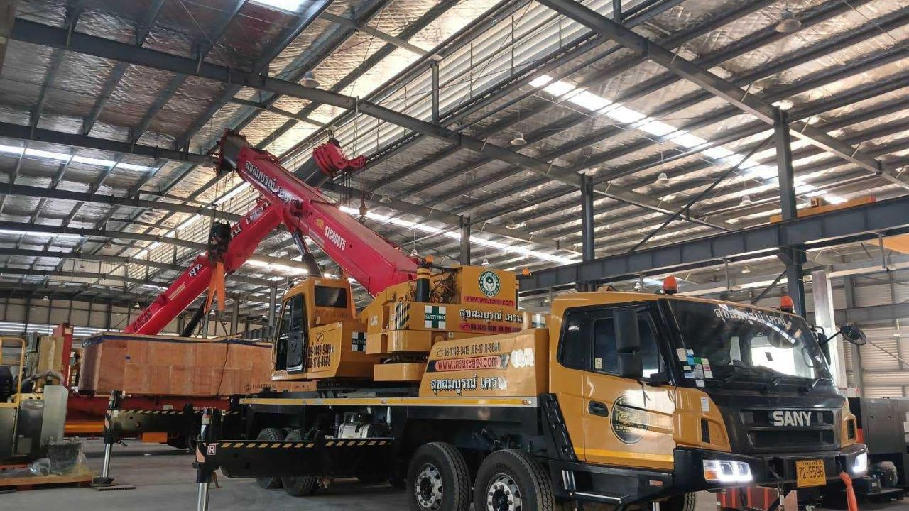 เครนติดกระเช้า ระยอง